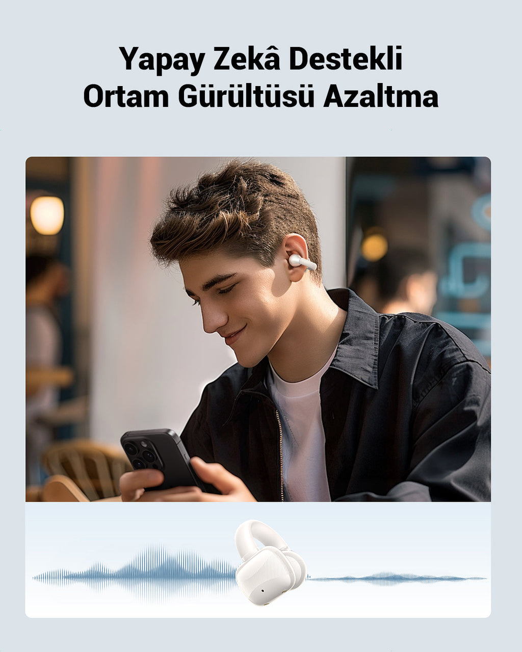 UGREEN HiTune S3 Tam Kablosuz Kulaklık (Beyaz)