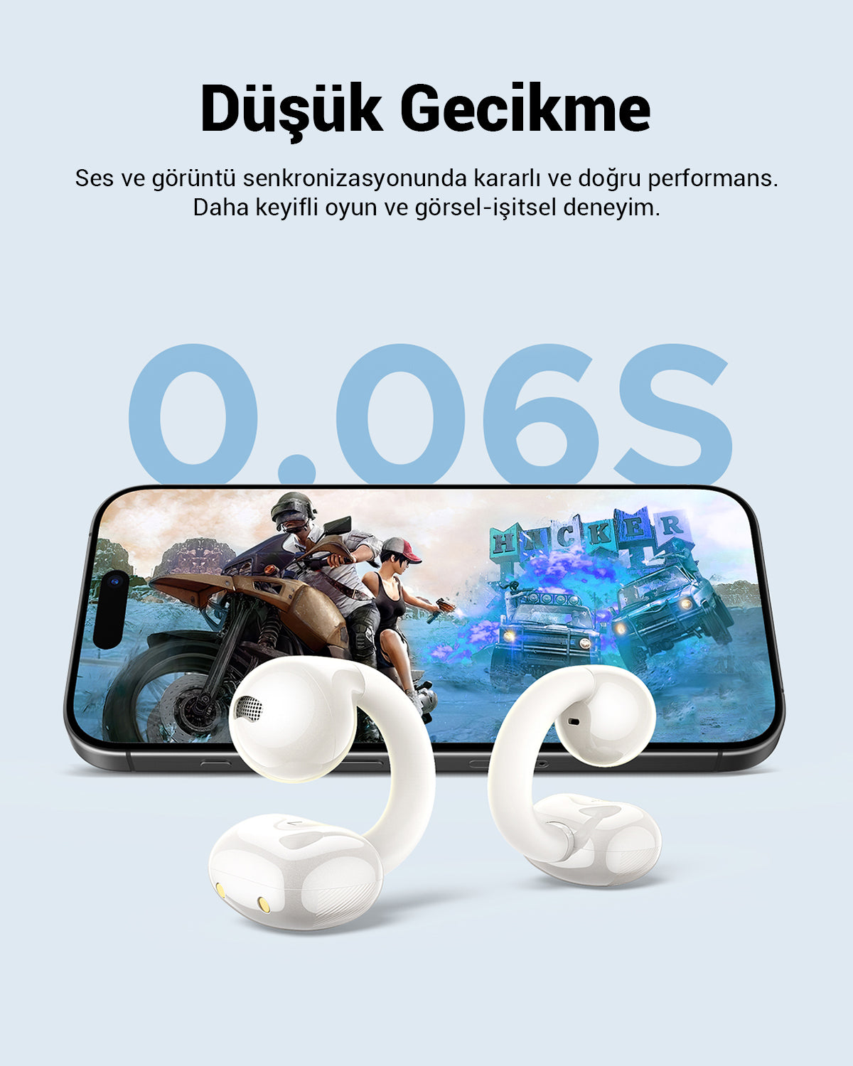 UGREEN HiTune S3 Tam Kablosuz Kulaklık (Beyaz)