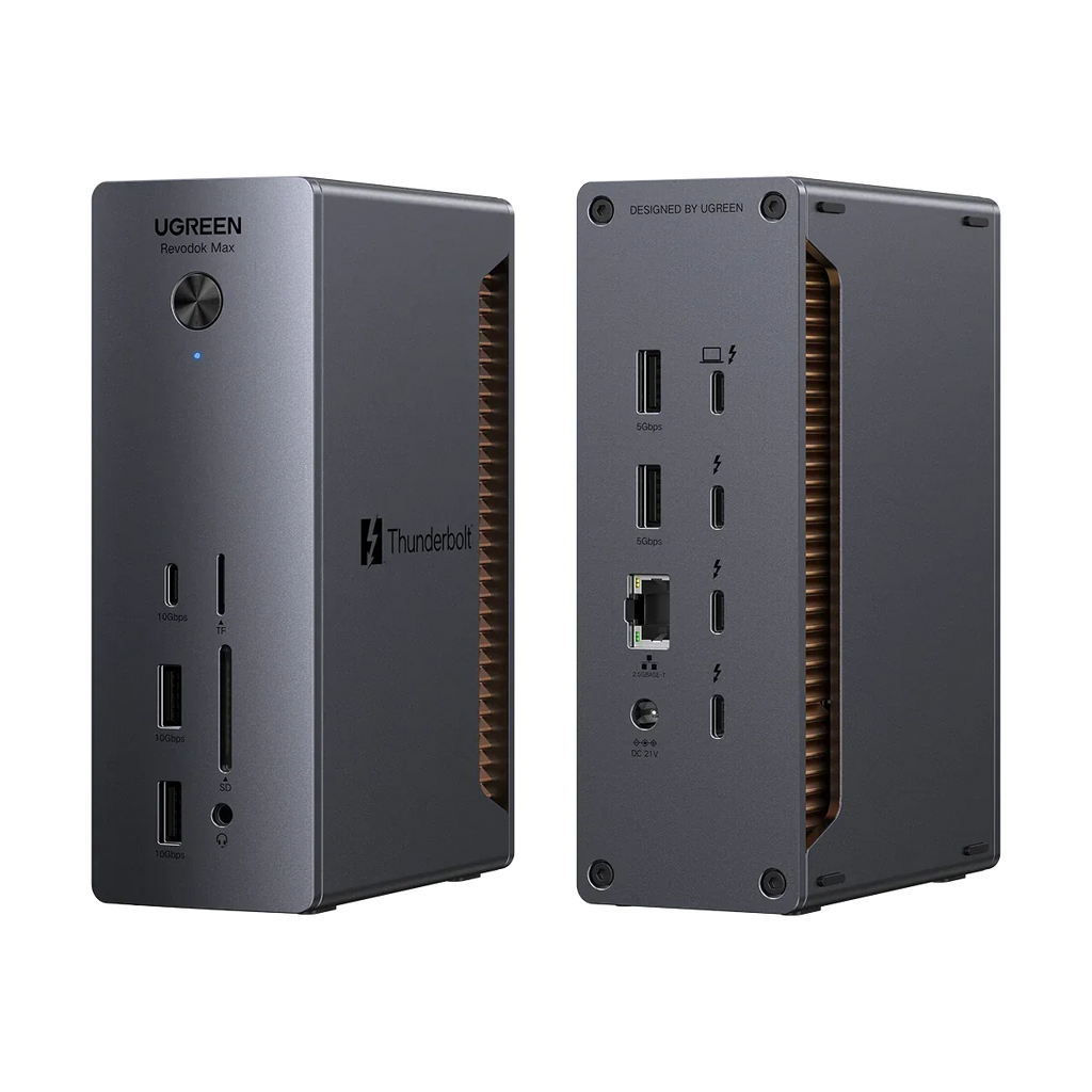 UGREEN Revodok Max 2131 Docking Station Thunderbolt 5 120Gbps Trasferimento Ultra Veloce Dock