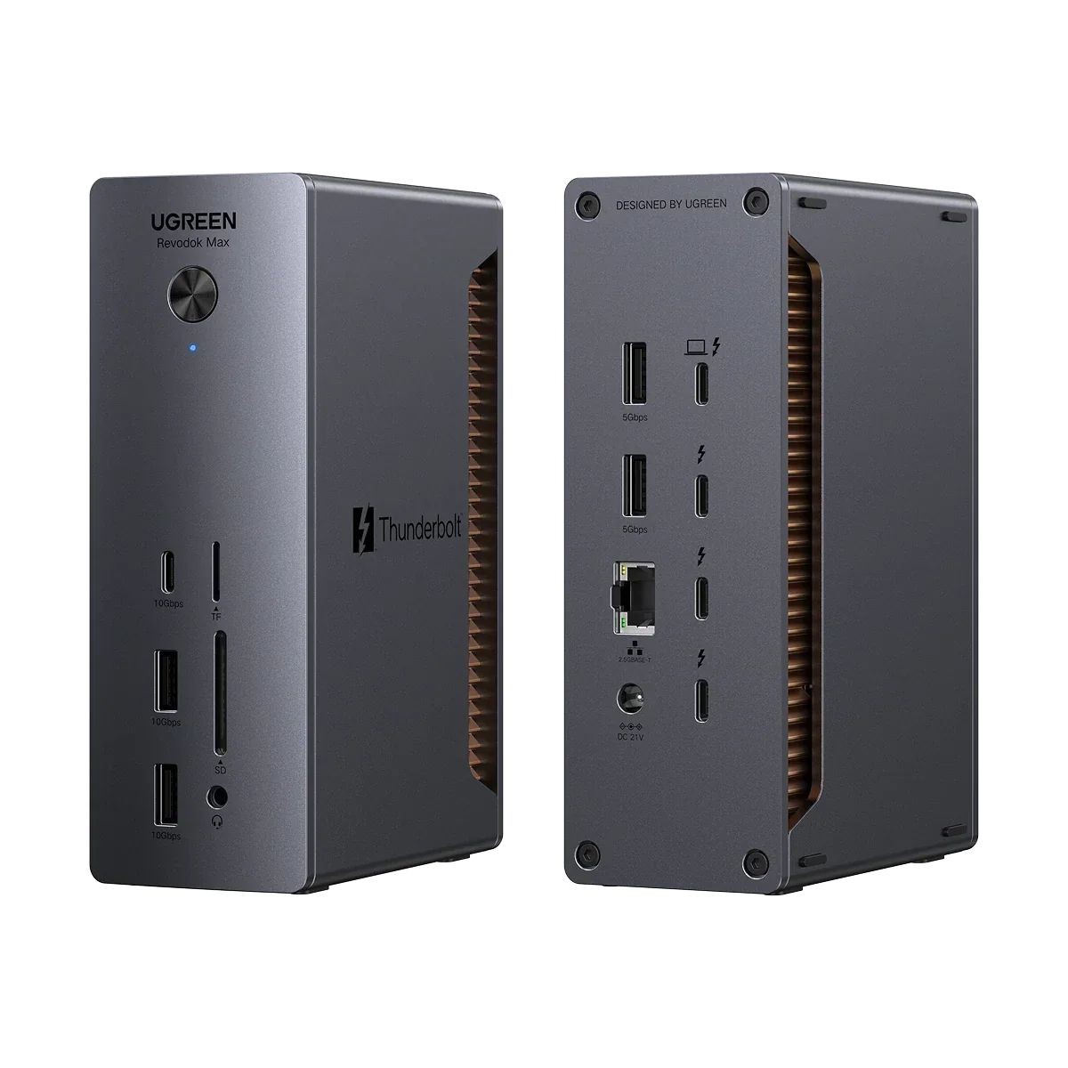 UGREEN Revodok Max 2131 Docking Station Thunderbolt 5 120Gbps Trasferimento Ultra Veloce Dock