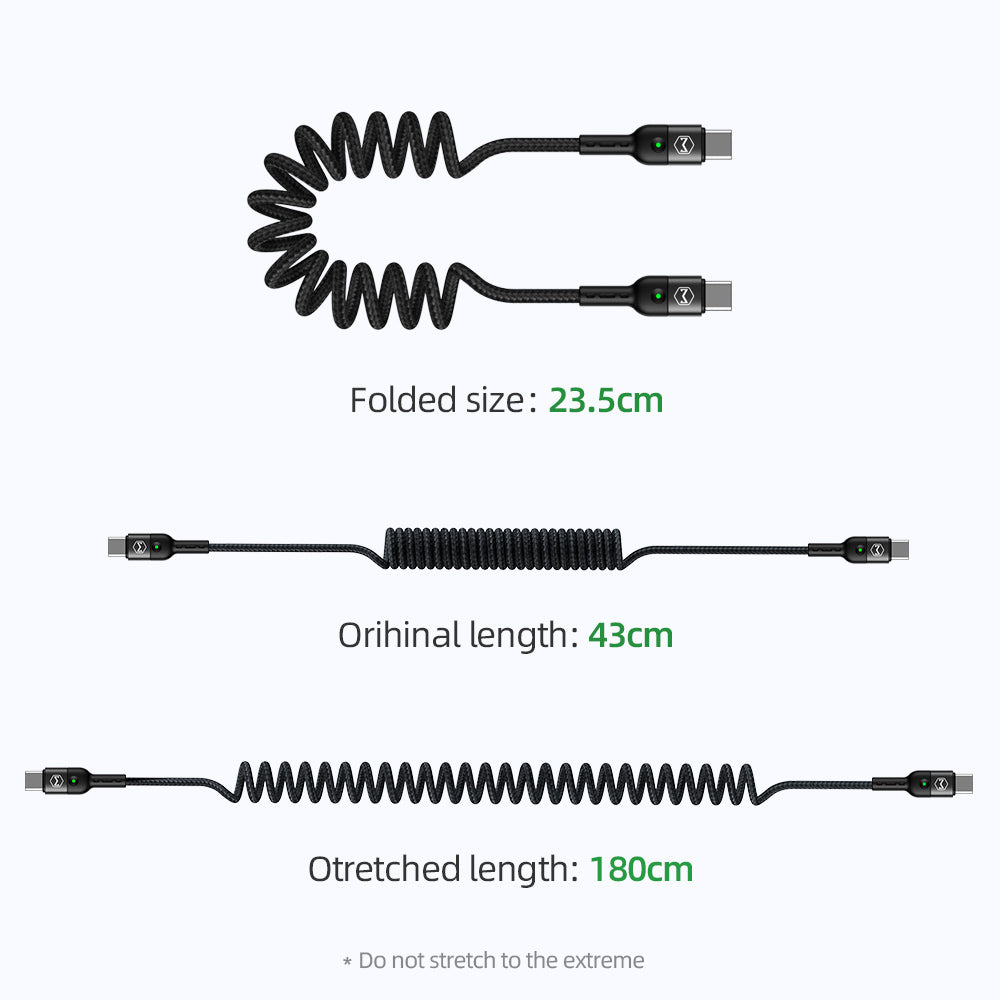 Omega Series USB-C to USB-C PD Cable 1.8m