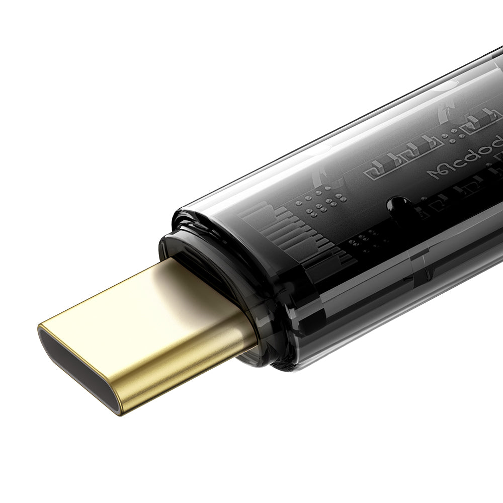 Mcdodo Amber Series USB-C to USB-C PD 100W Transparent Cable (1.2M)