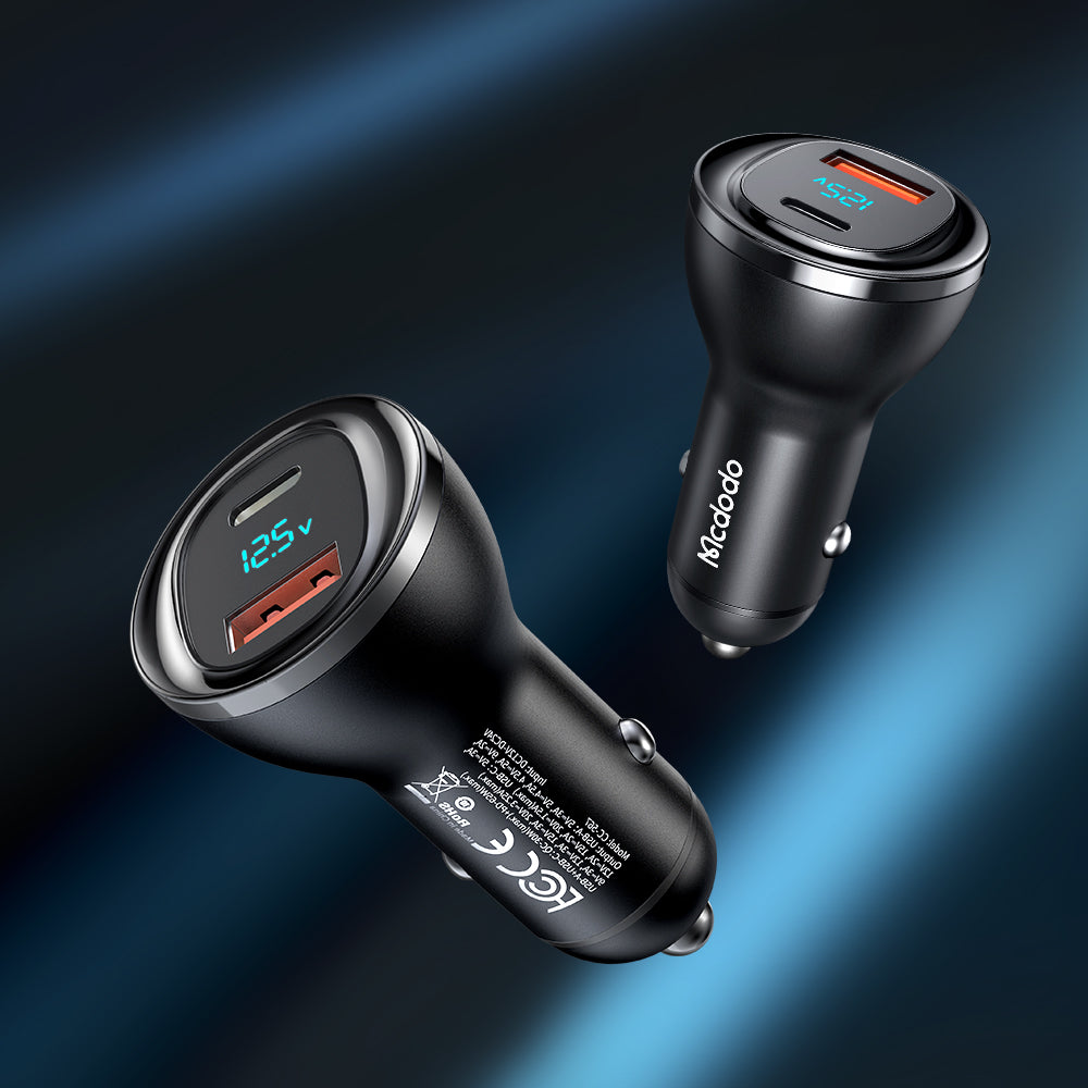 Mcdodo Aurora Series 95W 1A+1C Digital Display PD Car Charger