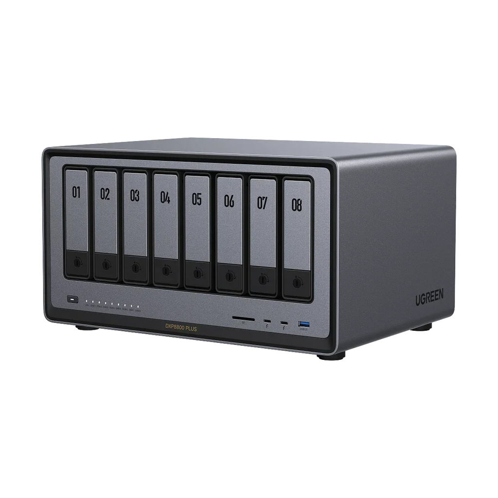 UGREEN NASync DXP8800 Plus 8-Bay Desktop NAS, CPU Intel i5 1235u 10-Core