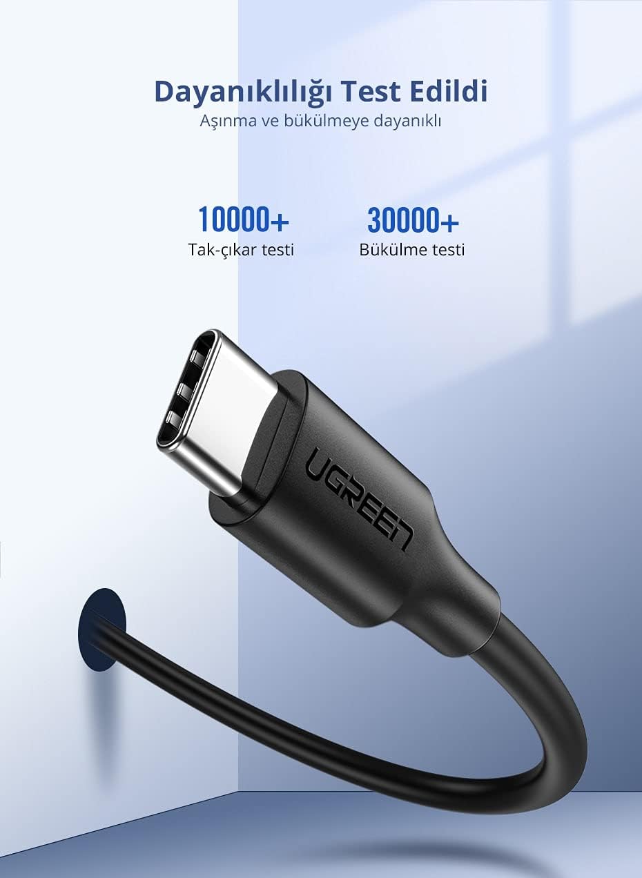 UGREEN USB 2.0 USB-C Kablo (ABS Kaplama)