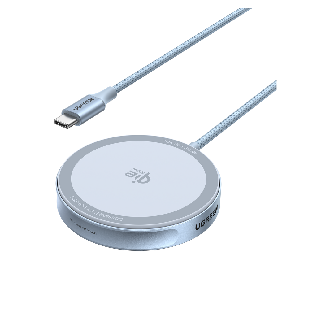 UGREEN MagFlow Đế Sạc Không Dây Từ Tính 25W