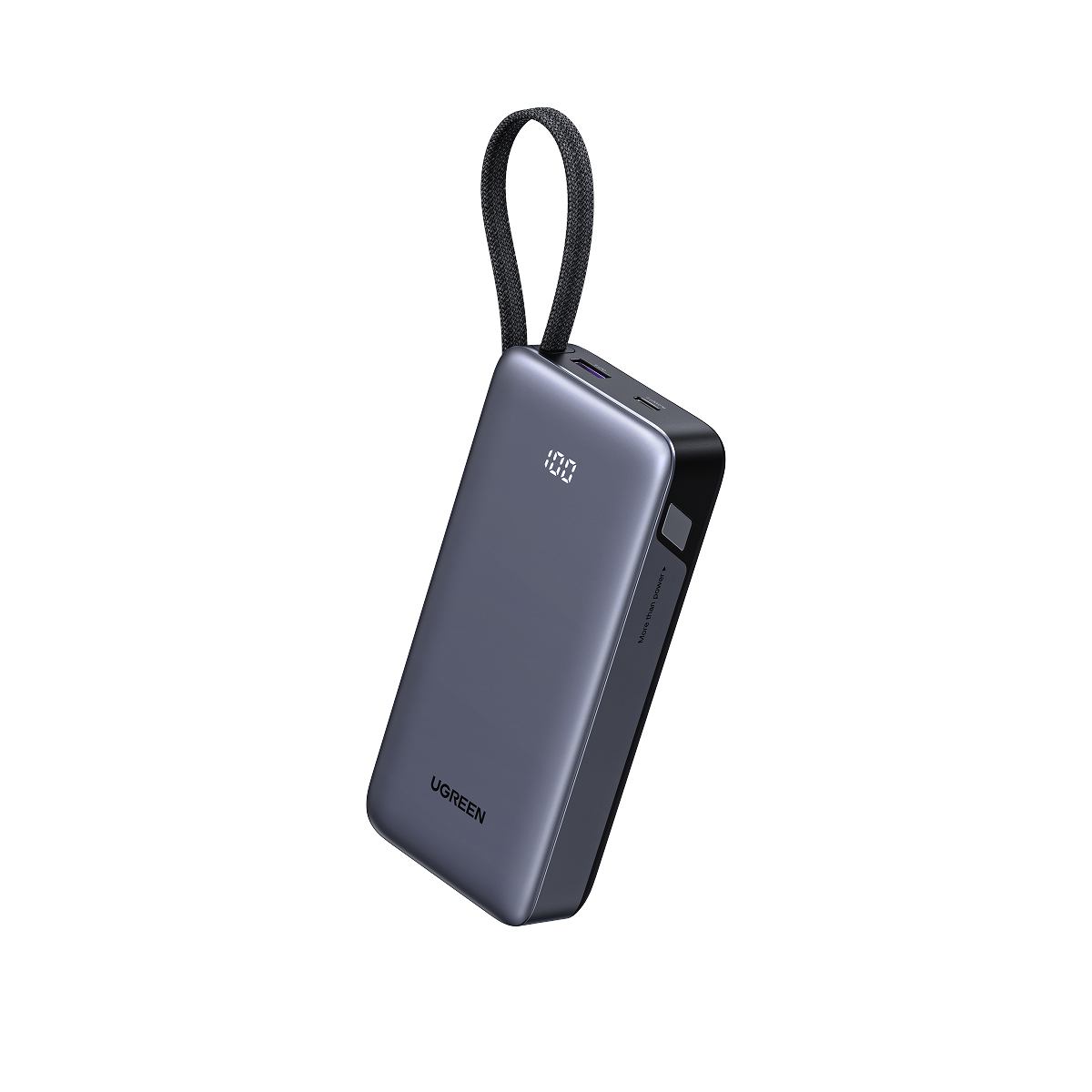 UGREEN พาวเวอร์แบงค์ 20000mAh 45W พร้อมสาย USB-C ในตัว