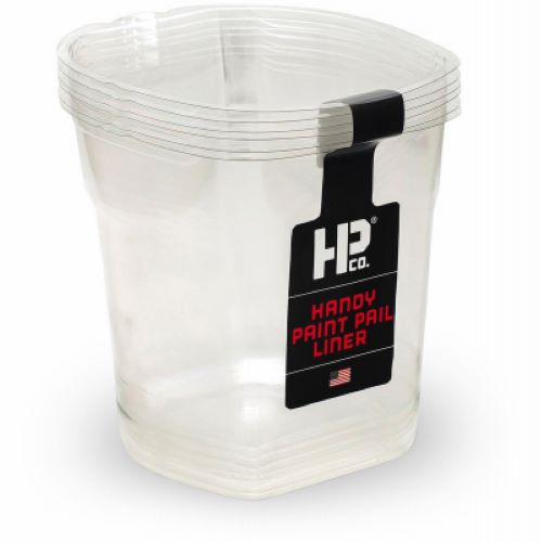 Bercom 2520-CT 6-Pack Of Clear Handy Paint Pail Liners - Quantity of 6