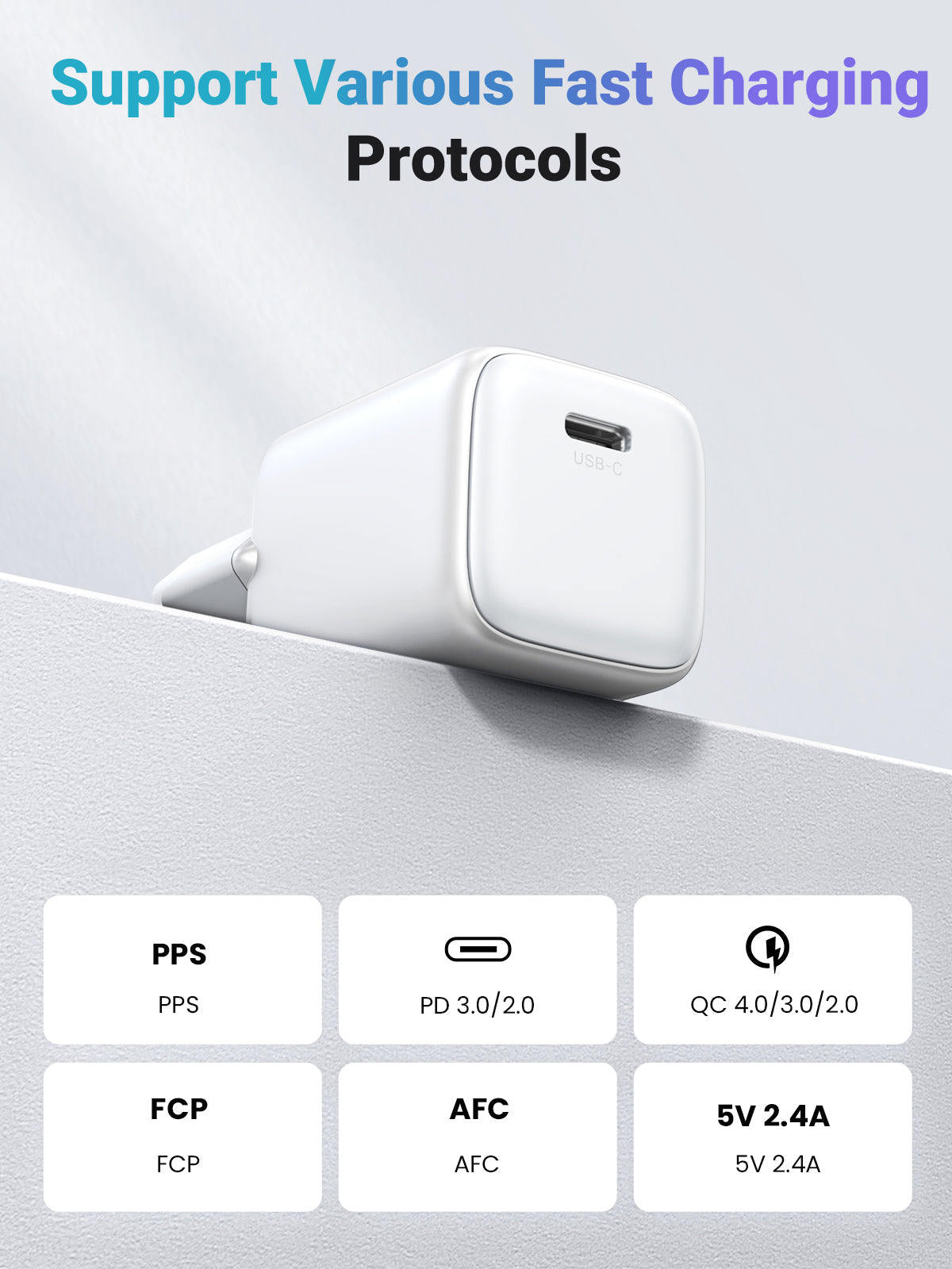 UGREEN Nexode Charger USB-C PD GaN Fast 20W