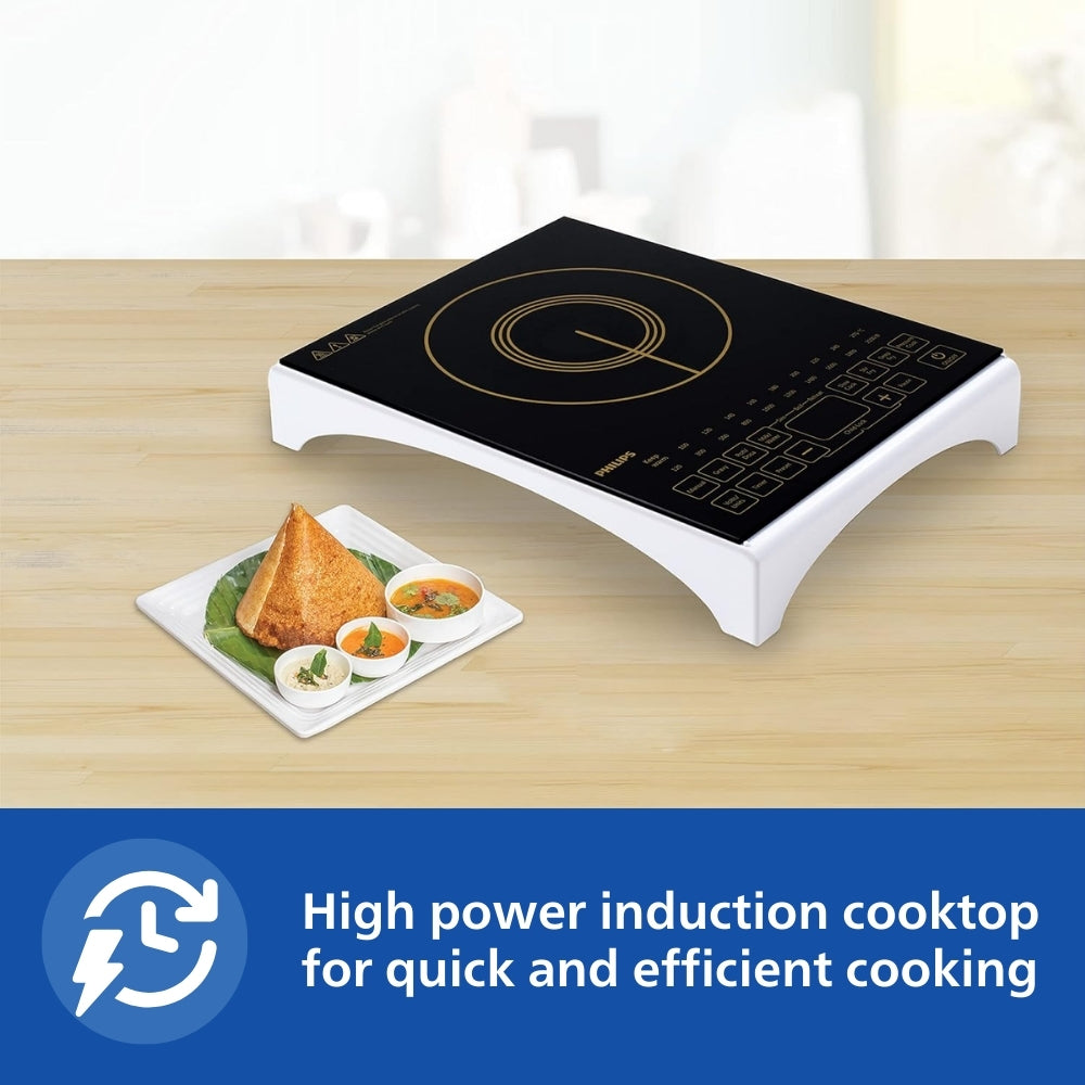 Philips Induction Cooktop with Sensor Touch Control - HD4938/01