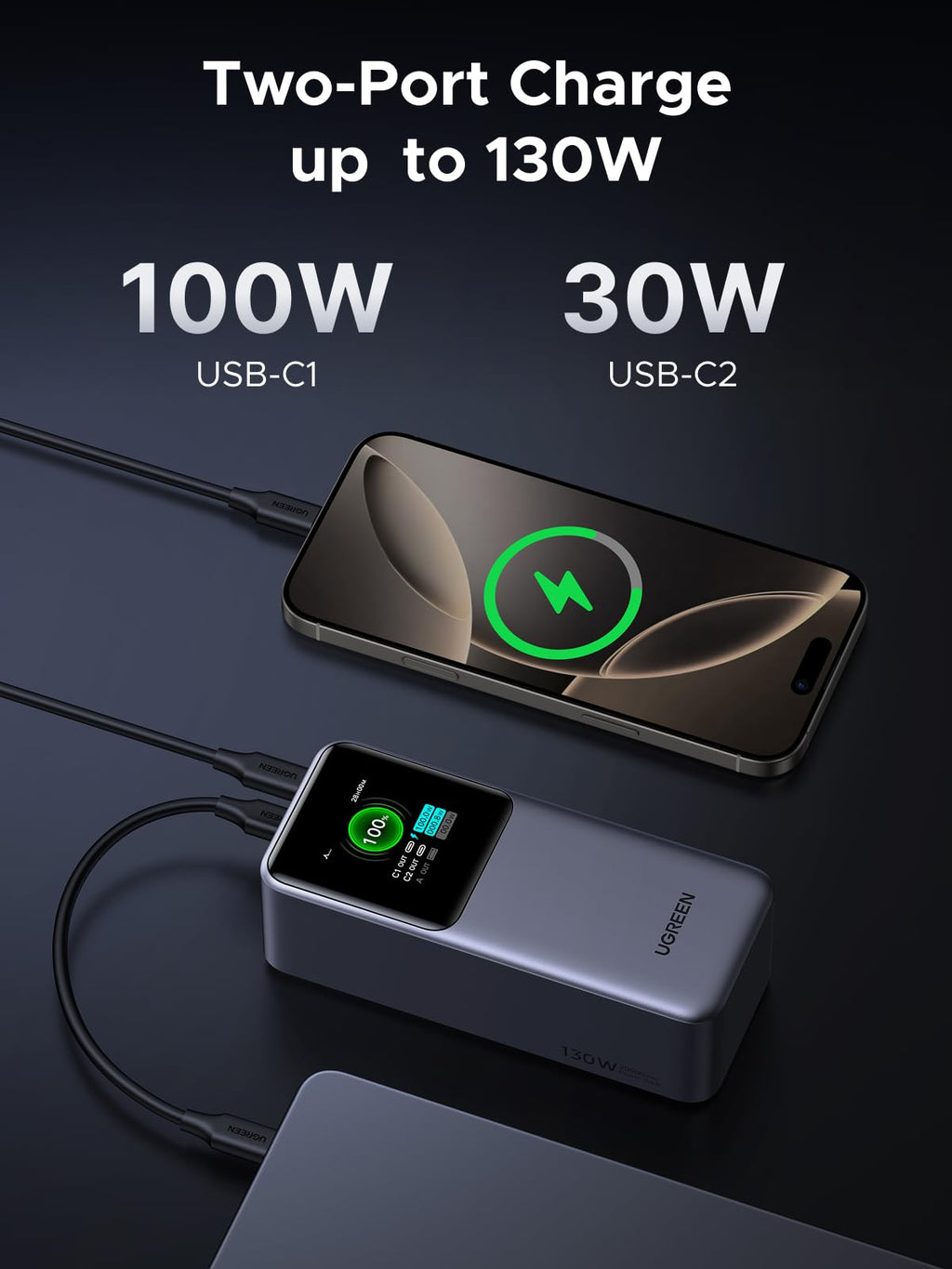 UGREEN Neoxde Pro Power Bank 130W 20000mAh