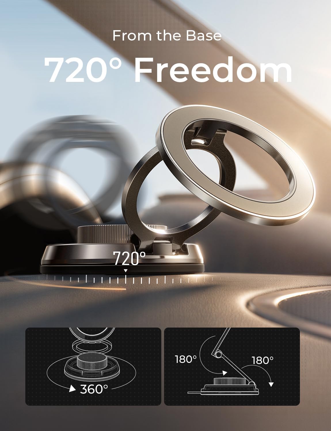 LISEN Suction Phone Mount for Vacuum