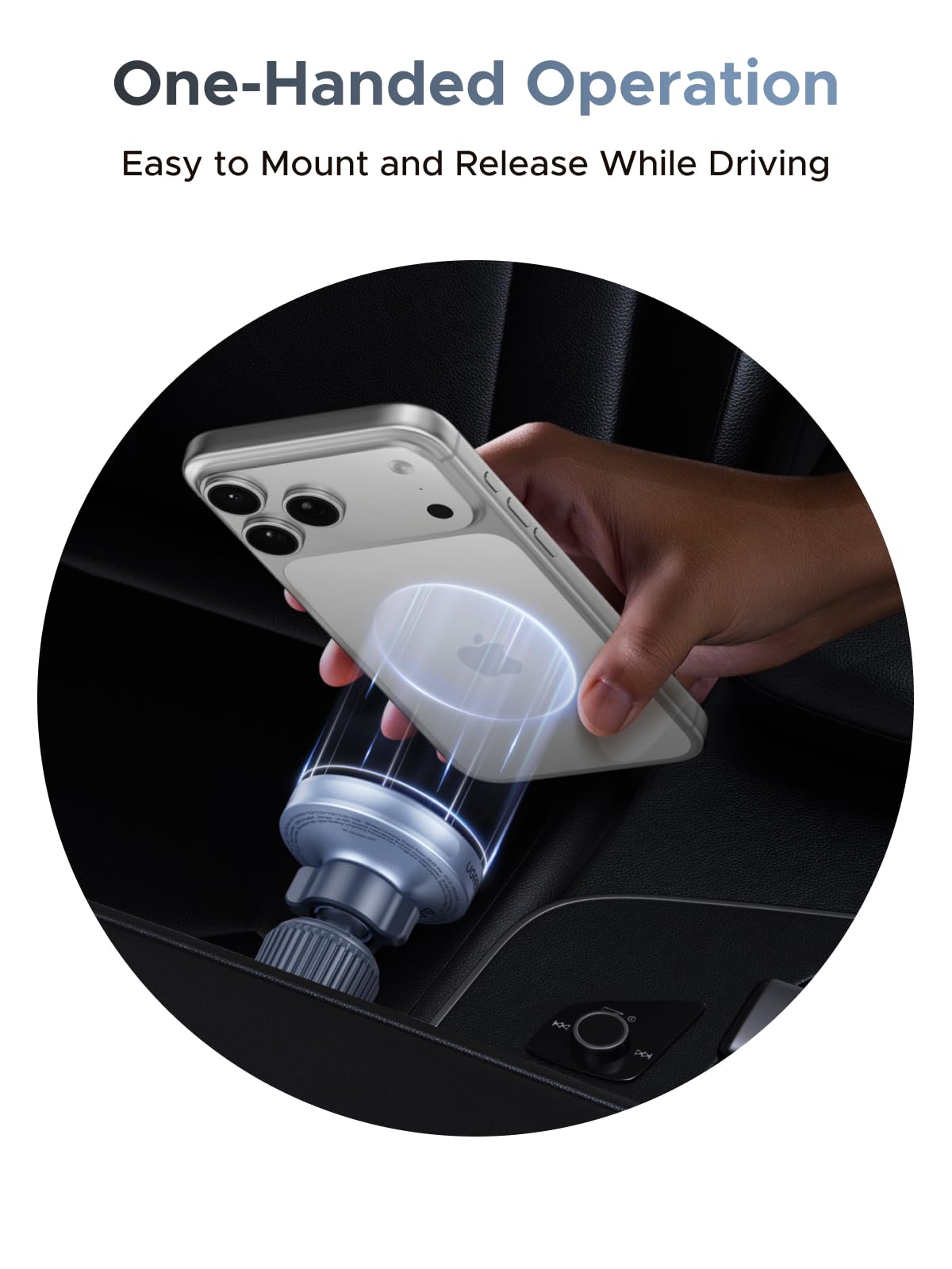 UGREEN MagFlow 25W Magnetic Wireless Car Charger