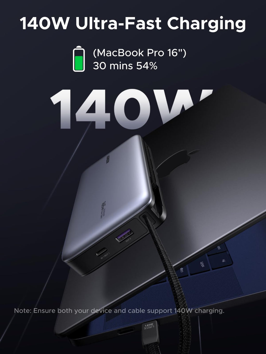 UGREEN Nexode Power Bank 165W Power Bank 25000mAh