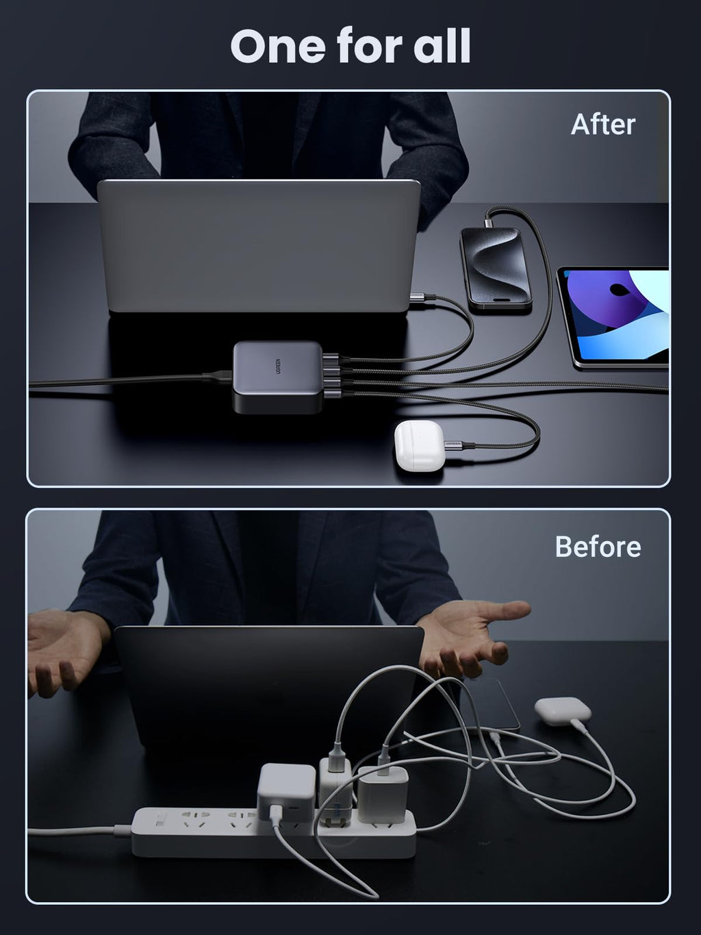 UGREEN Nexode 100W 4-Port Desktop Charger