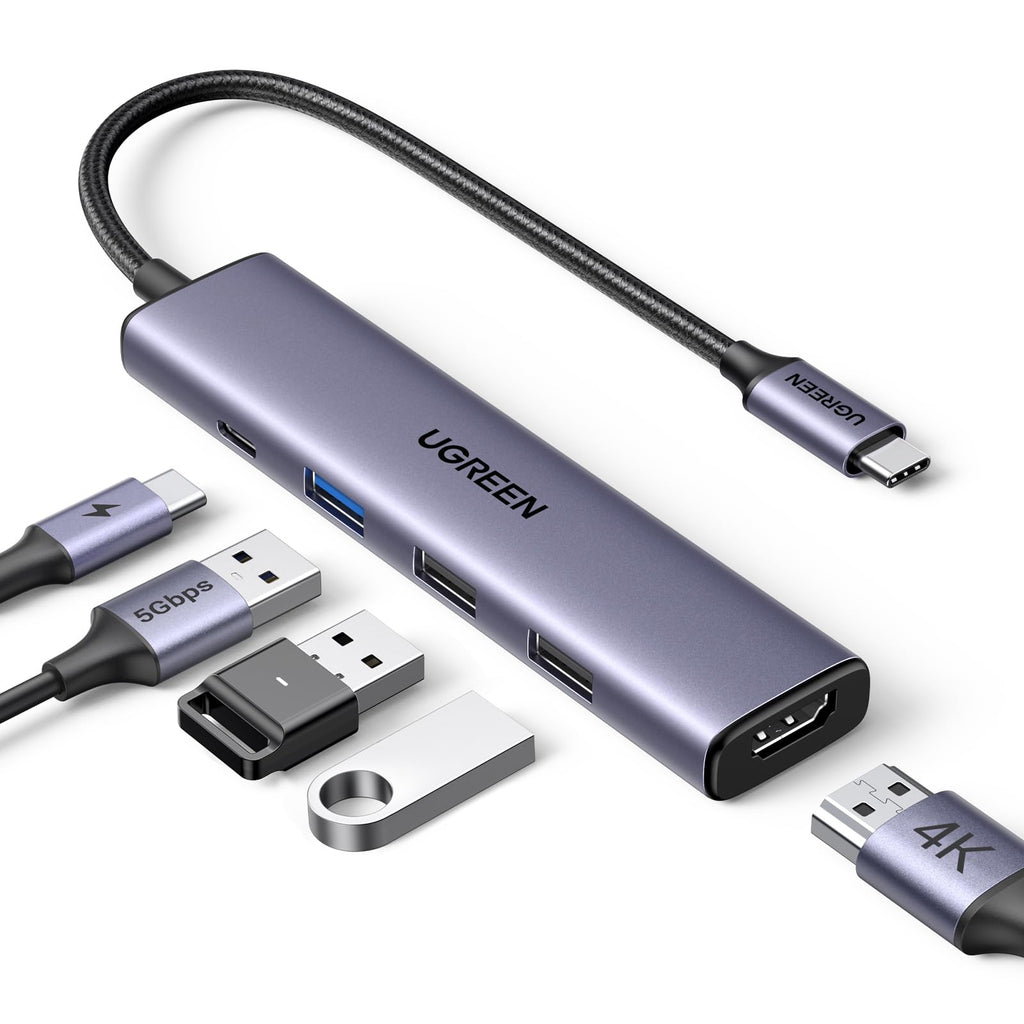 UGREEN Revdock موزع USB-C ‏5 في 1