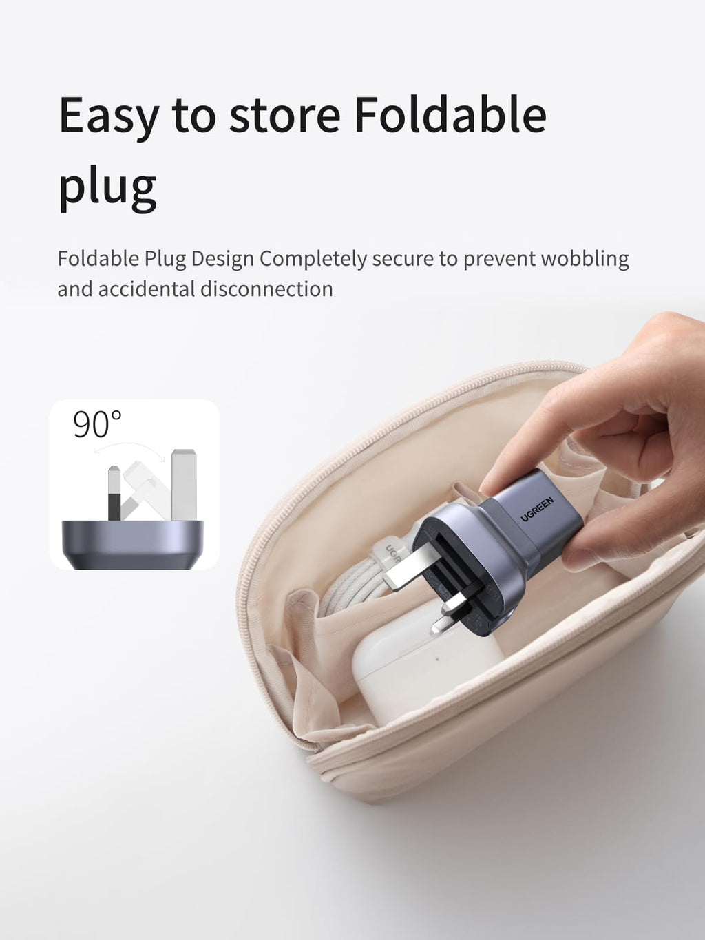 UGREEN Nexode Air 65W Charger Space Gray