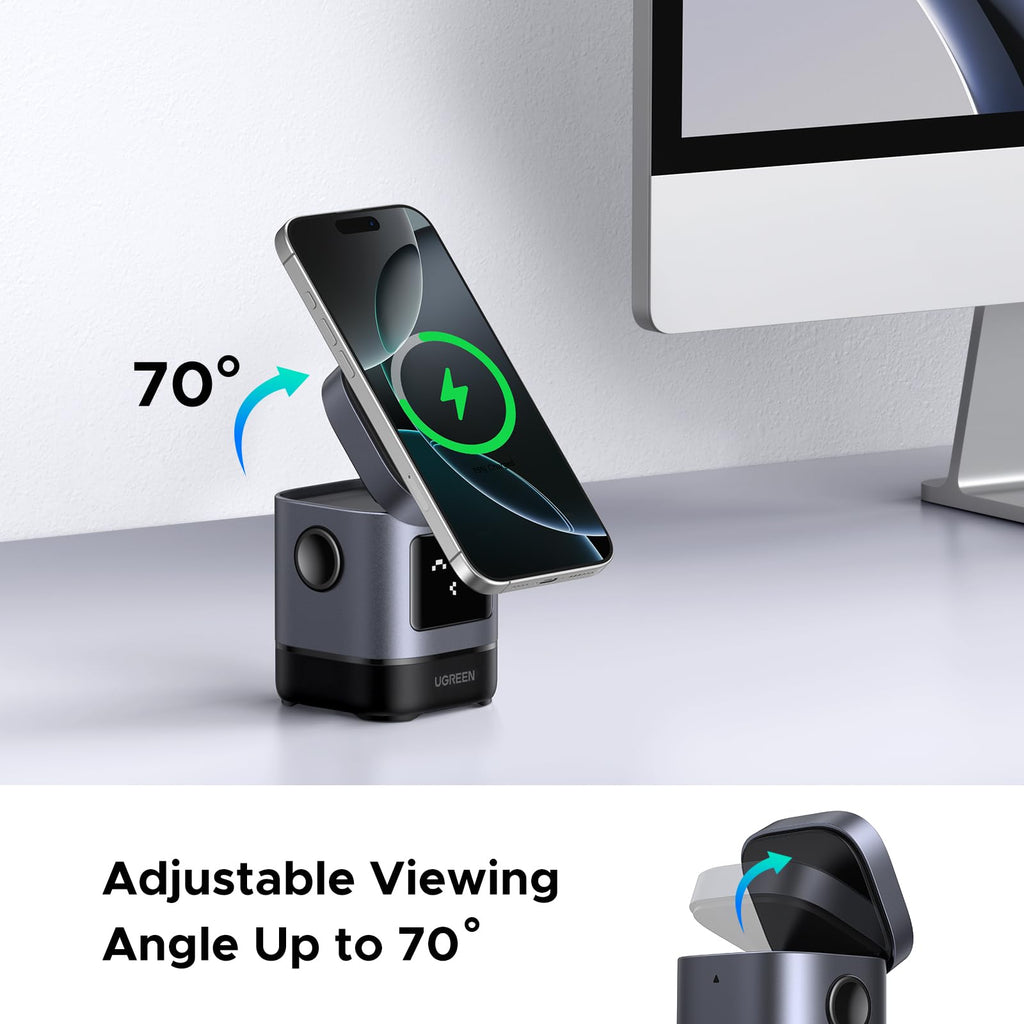 UGREEN Uno 15W 2-in-1 Magnetic Wireless Charger