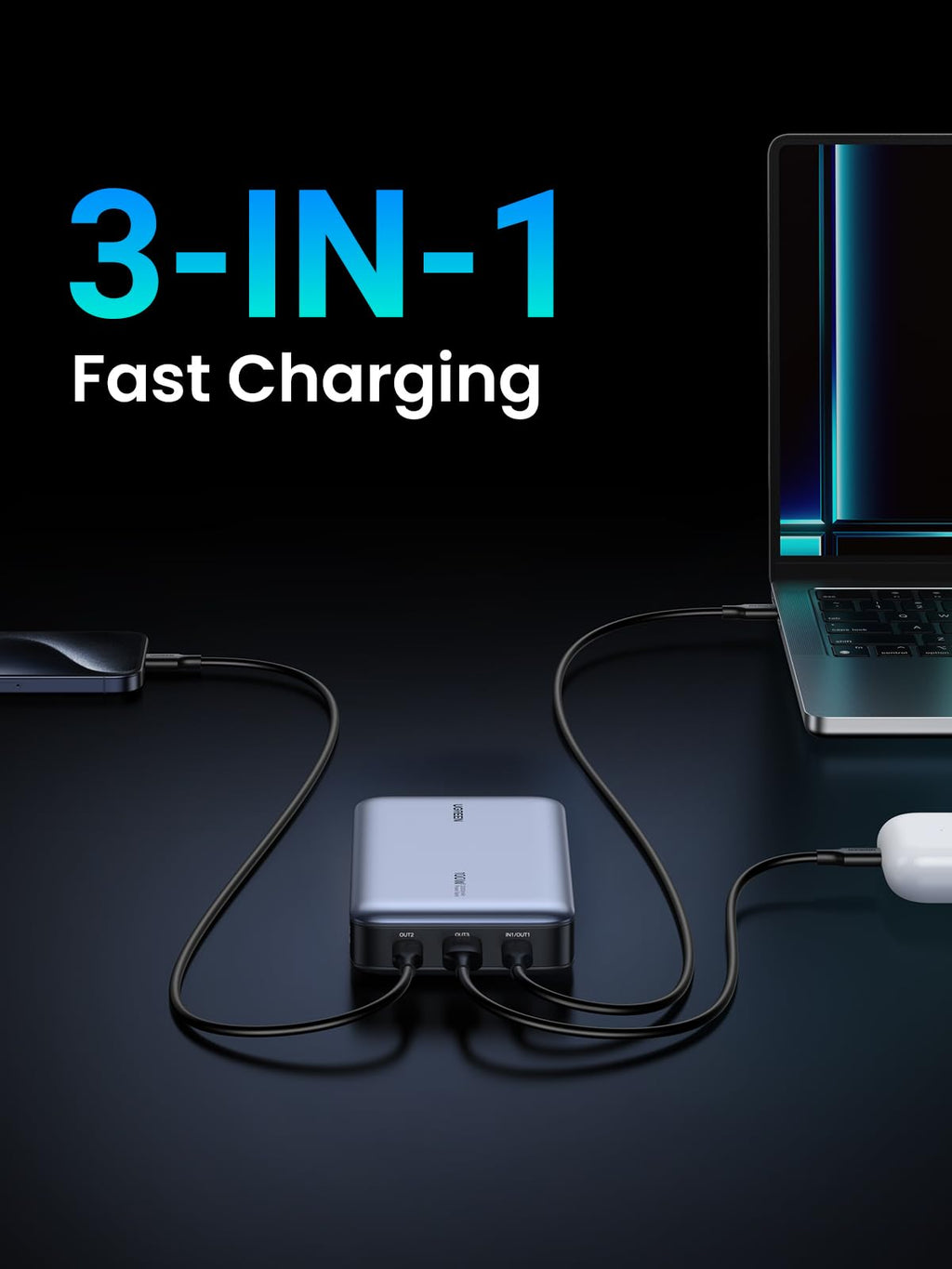 UGREEN Nexode พาวเวอร์แบงค์ 20000mAh 100W