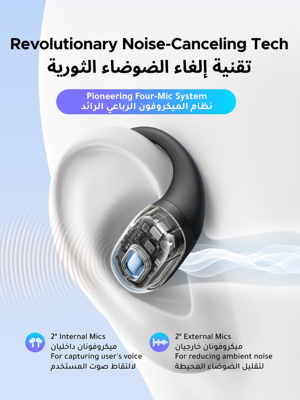UGREEN FitBuds سماعات أذن مفتوحة