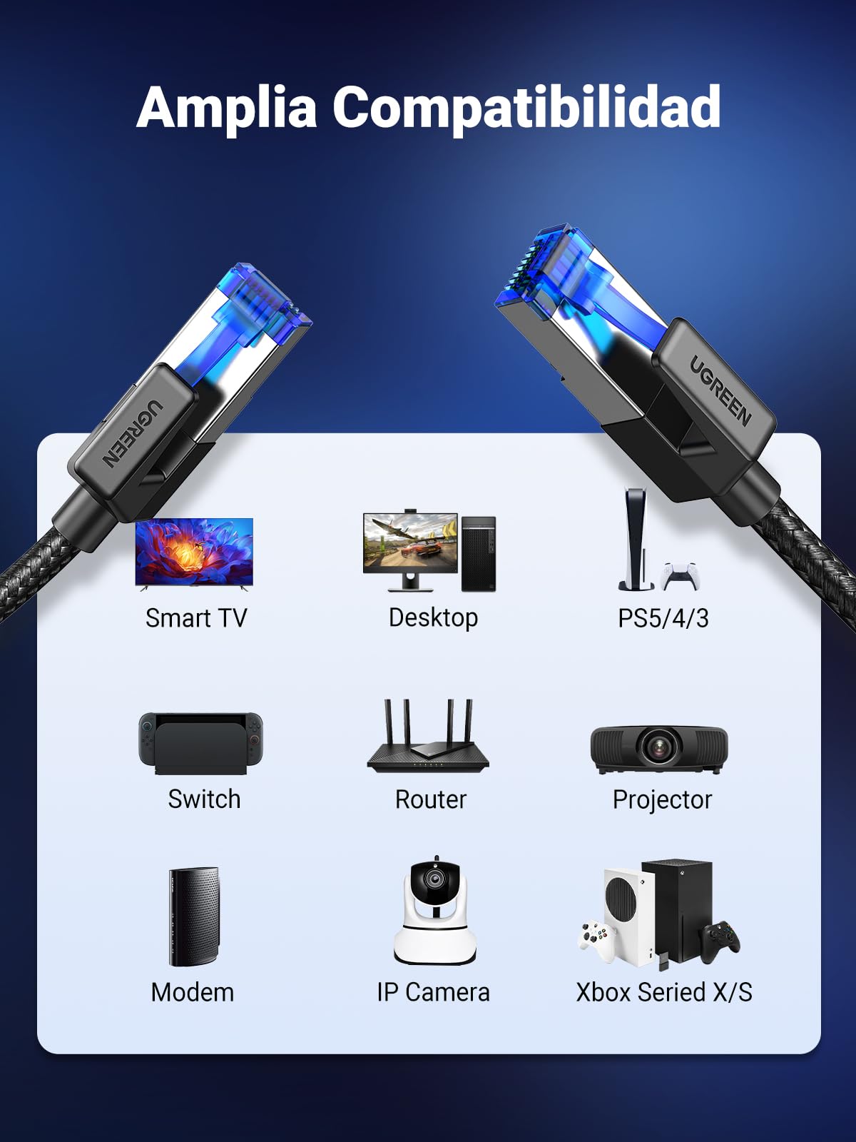 UGREEN CAT 8 Braided Ethernet Cable