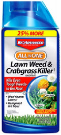 BioAdvanced 704140A 32 oz All-in-1 Lawn Weed & Crabgrass Killer Concentrate - Quantity of 2