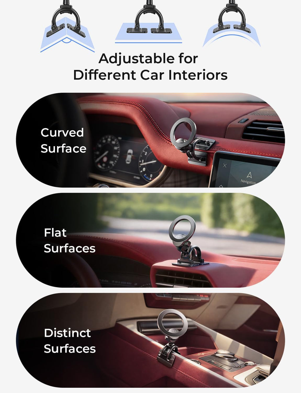 LISEN 2026 Upgrade Ultra Magnetic Air Vent MagSafe Car Mount