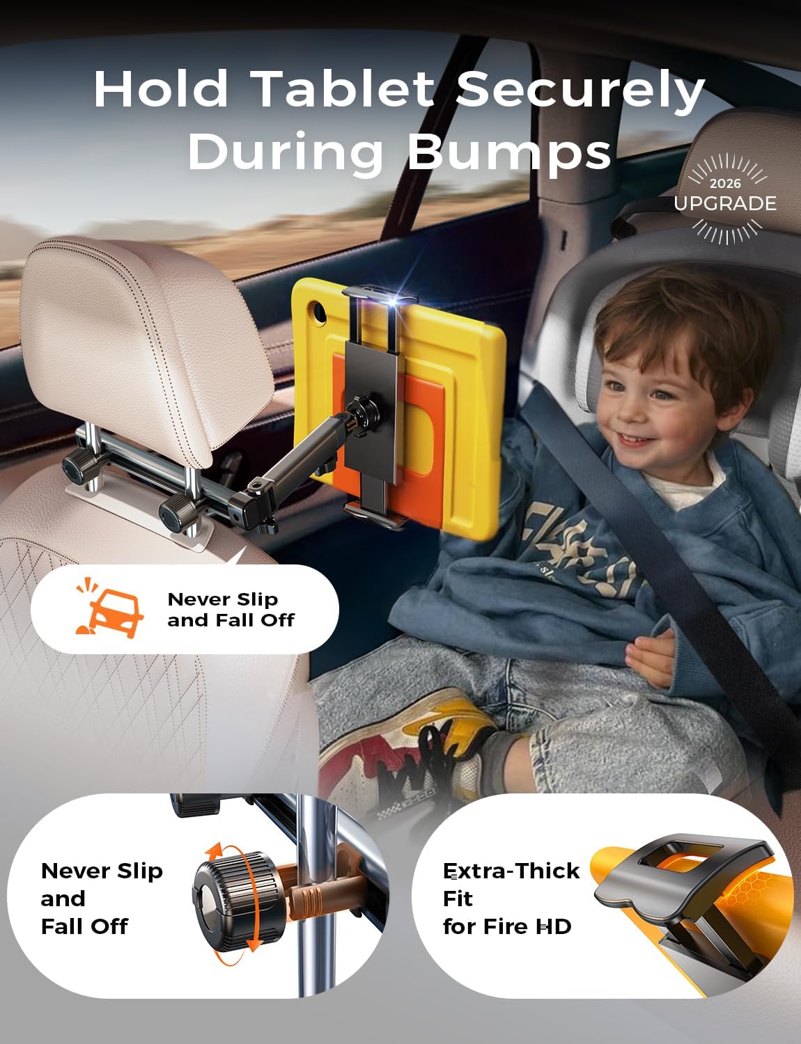 LISEN for iPad Holder for Car Headrest