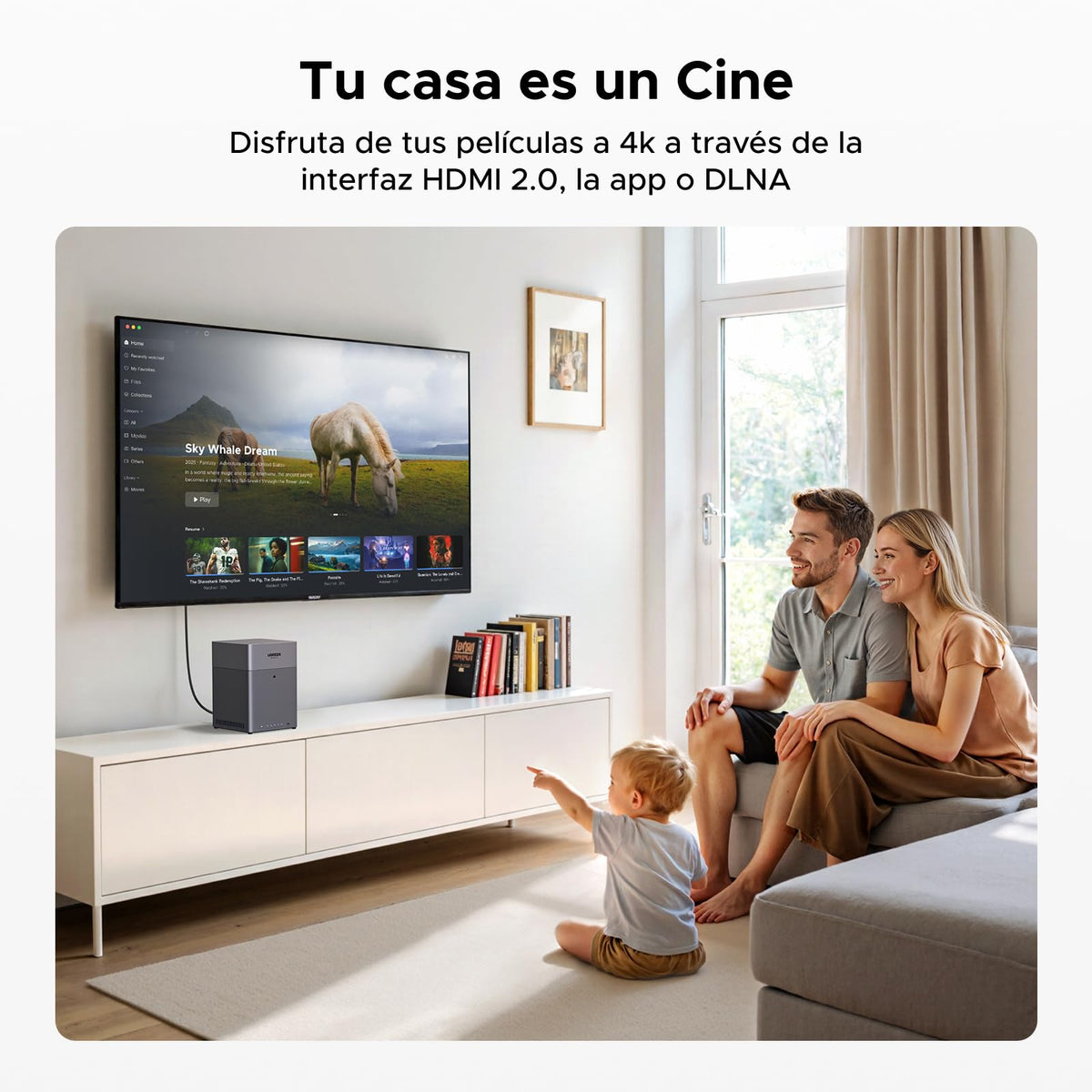 UGREEN NASync DH4300 Plus NAS de Escritorio 4 Bahías