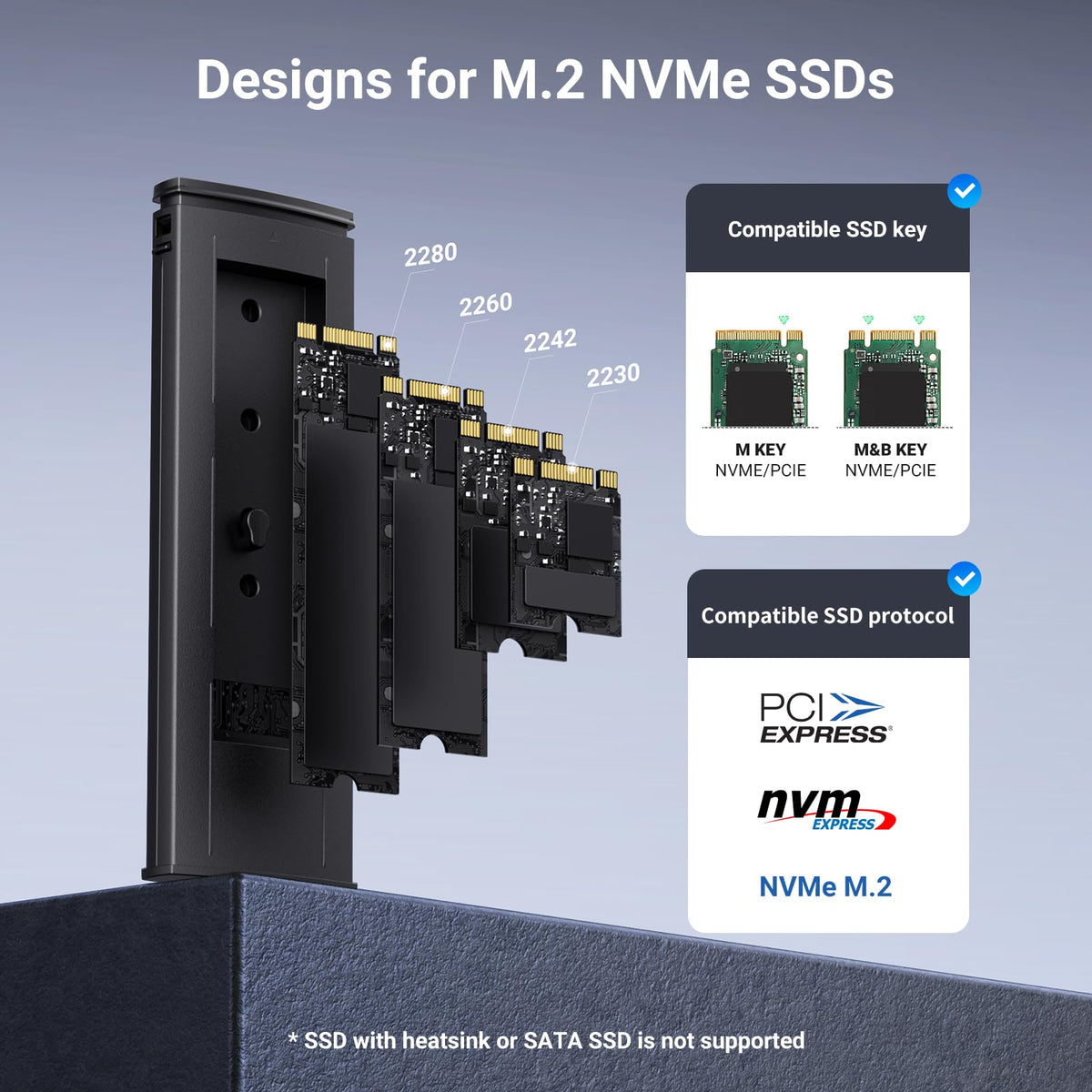 UGREEN 10Gbps M.2 NVMe Enclosure Adapter