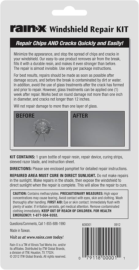 Rain-X 600001 Windshield Repair Kit