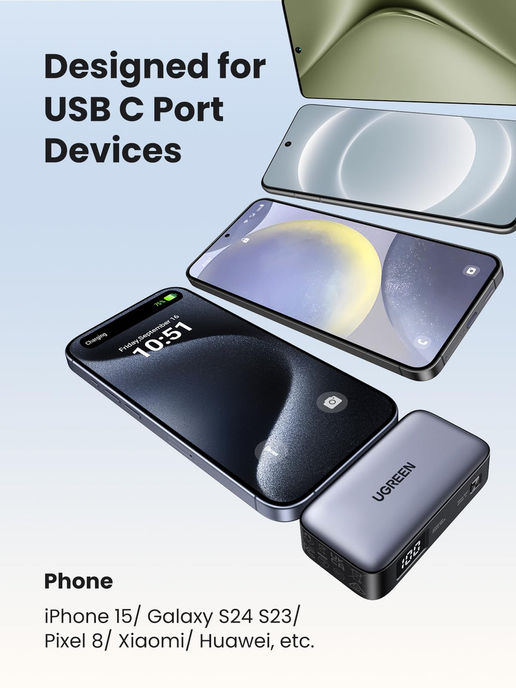 UGREEN Nexode Power Bank 22.5W 5000mAh