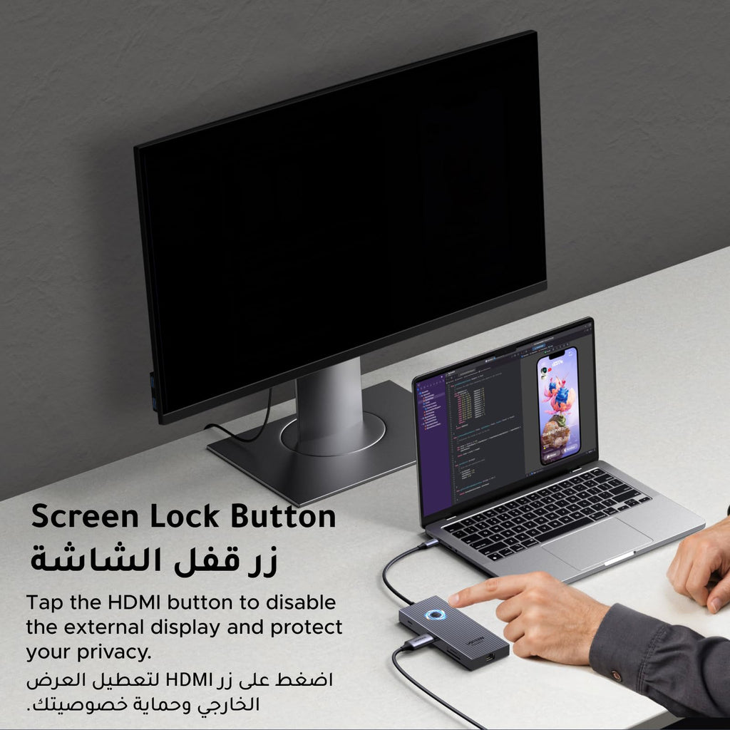 UGREEN Revodok Pro موزع USB-C ‏9 في 1