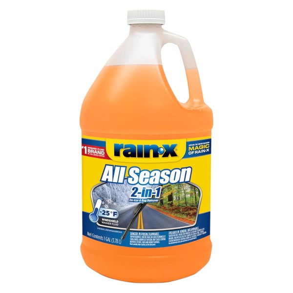 Rain-X All Season -25°F 2-in-1 De-Icer & Bug Remover Windshield Washer Fluid - 1 Gallon