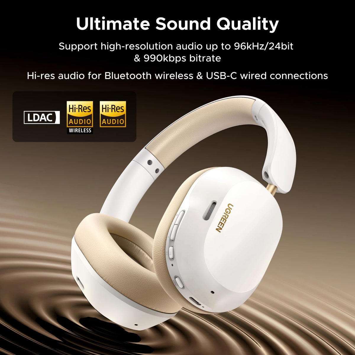 UGREEN HiTune MAX 5C سماعات بلوتوث — أبيض