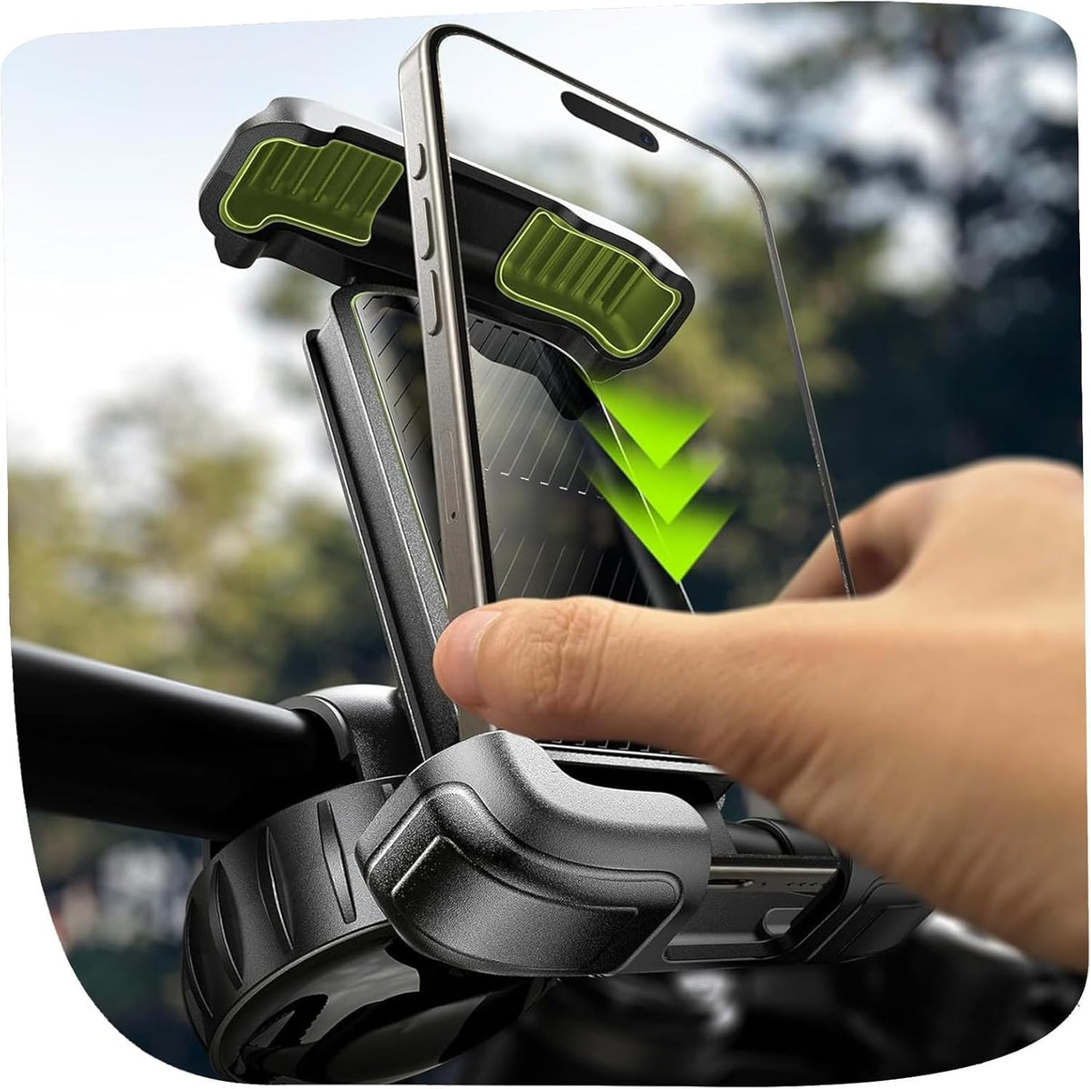 LISEN Mobile Phone Holder Bicycle Handlebar