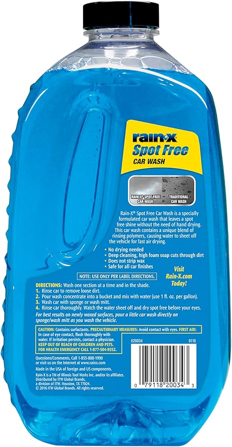 Rain-X 620073 - Car Wash Deep Cleaning,  48 fl oz