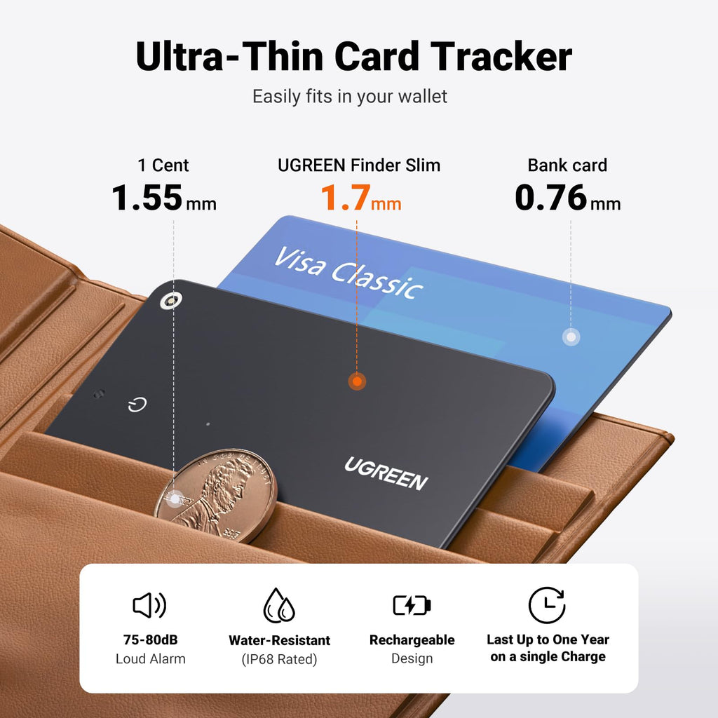 UGREEN FineTrack Slim Thiết Bị Định Vị Thông Minh Siêu Mỏng