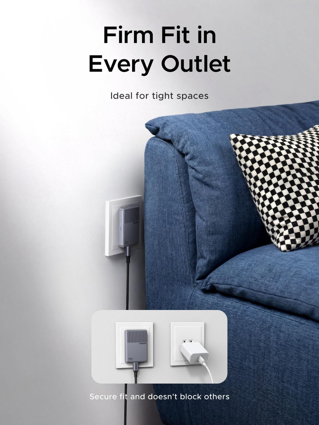 Củ sạc UGREEN Nexode Air 45W Slim