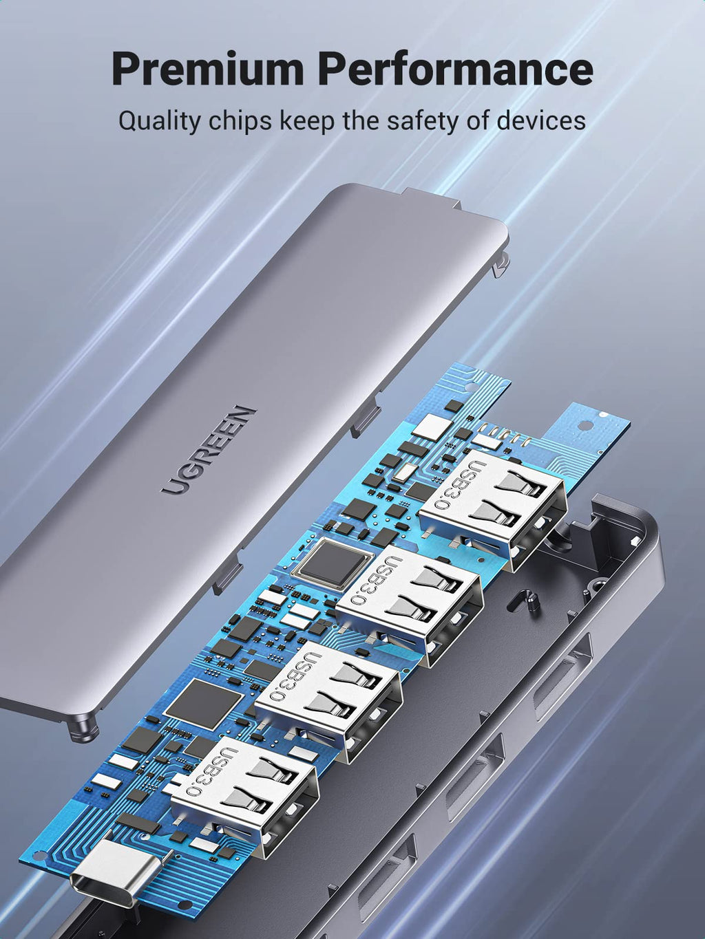 UGREEN USB C Hub 4 Ports