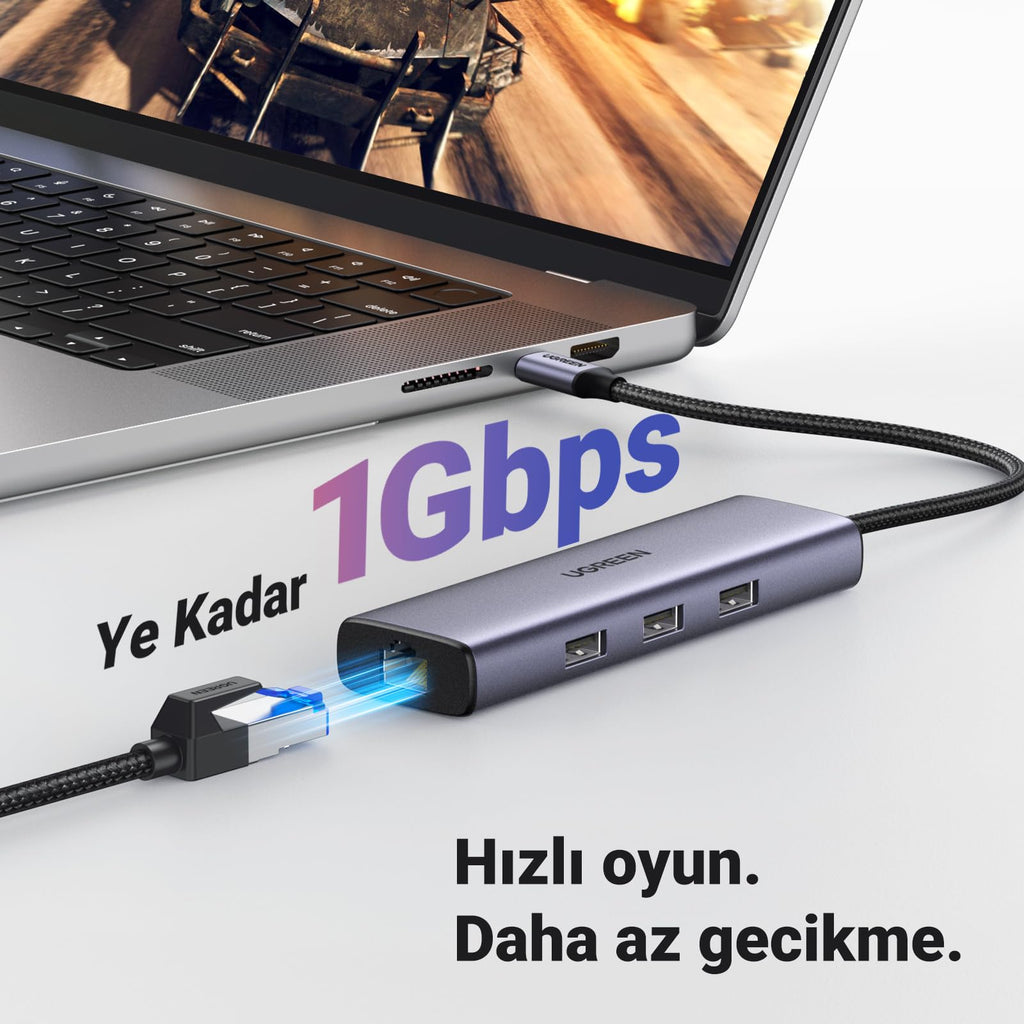UGREEN 6’sı 1 Arada USB-C Hub (4K HDMI)