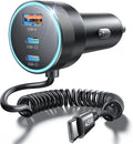 LISEN 90W Car Charger USB C