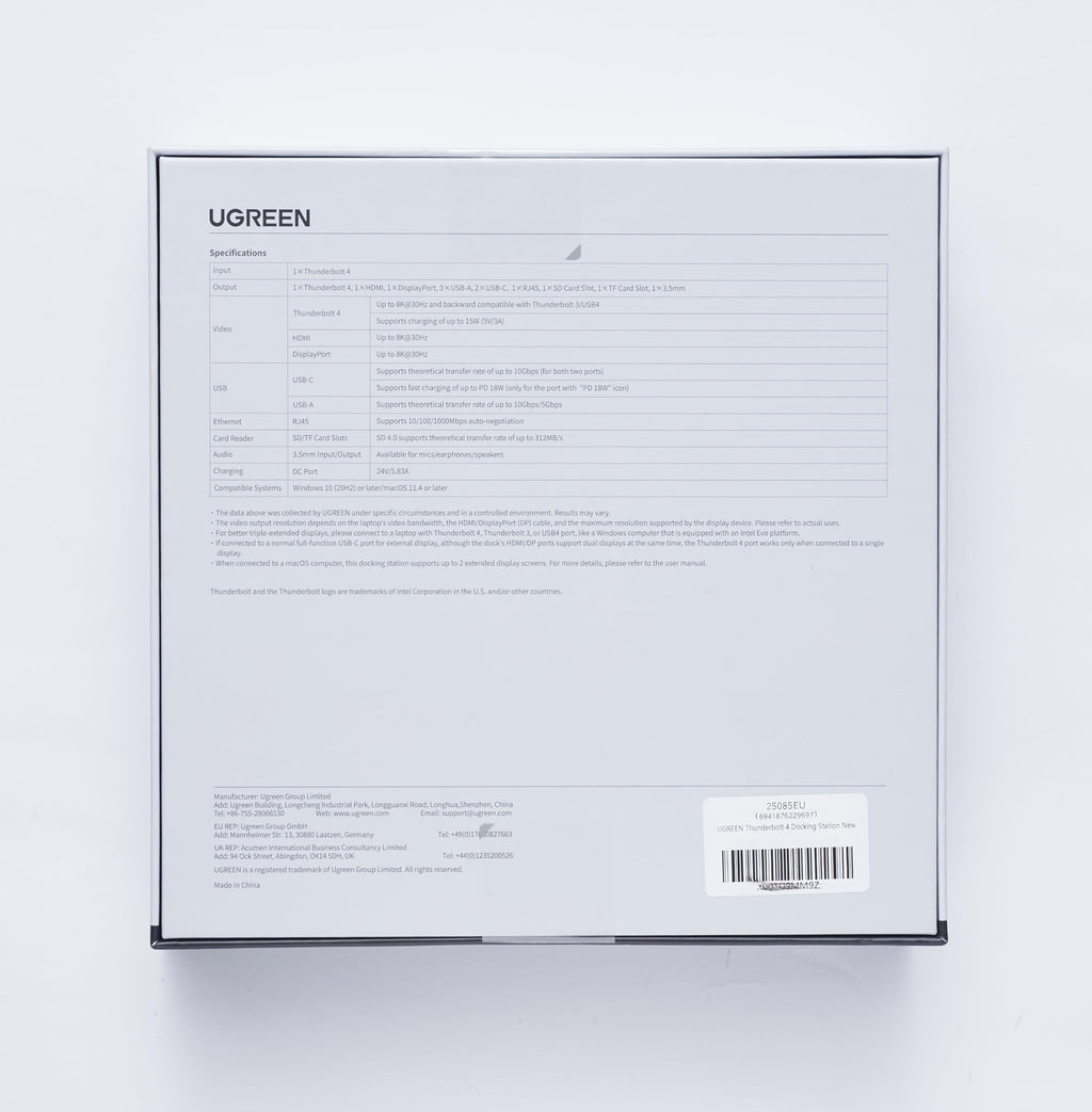 UGREEN Revodok Max 313 Docking Station Thunderbolt 4 40Gbps