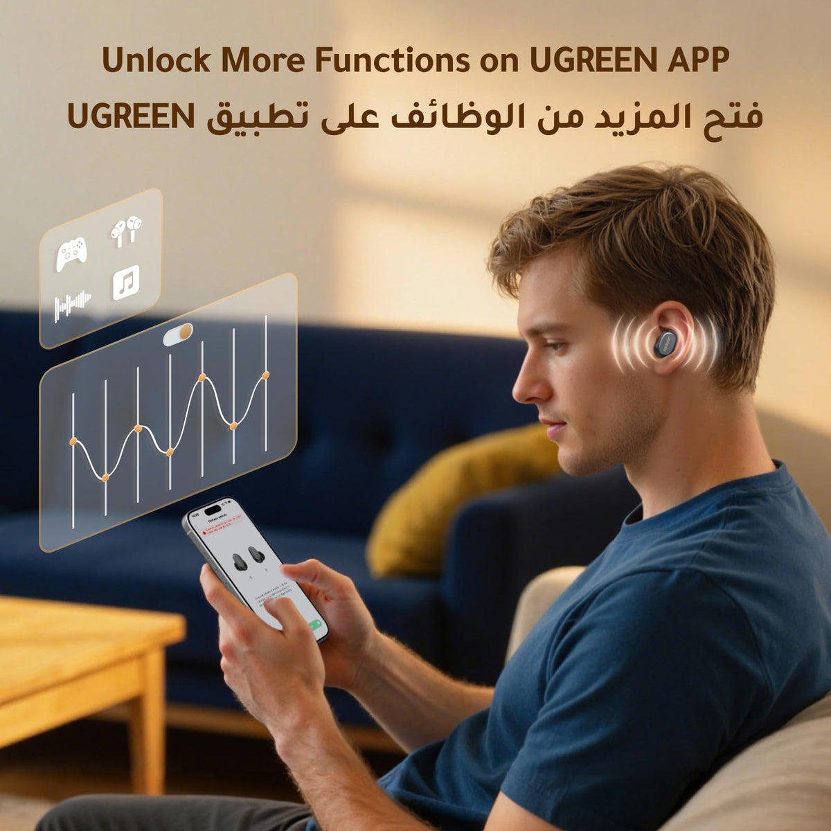 Nghe Dots UGREEN Tai