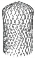 Amerimax 21059 3" Expandable Aluminum Downspout Gutter Strainer Basket - Quantity of 6
