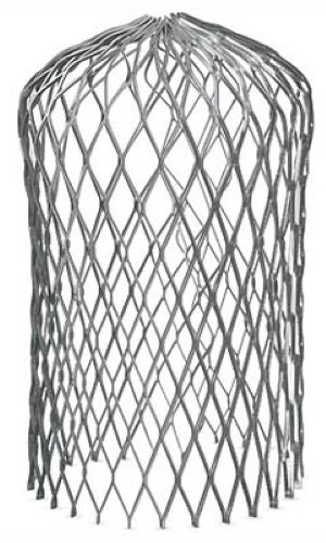 Amerimax 21059 3" Expandable Aluminum Downspout Gutter Strainer Basket - Quantity of 6