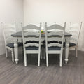 Large Farmhouse Dining Set