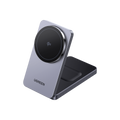 UGREEN 2’si 1 Arada Manyetik Kablosuz Şarj Cihazı Qi2 20W (Katlanabilir Fişli)