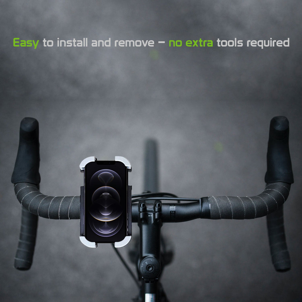 PHBIKE01 - Bike Smartphone Mount, Universal Heavy Duty Bicycle Holder Mount With 360 Degree Rotation Compatible to 4.7”-6.8” Devices