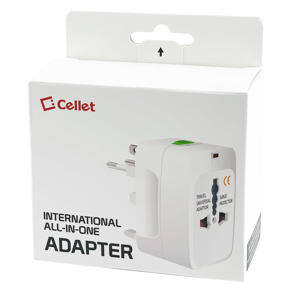 Portable Worldwide Universal Power Adapter Converter All in One International Travel Wall Plug for Wall Input in USA EU UK France Italy Australia